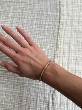 Lab Grown Diamond Tennis Bracelet